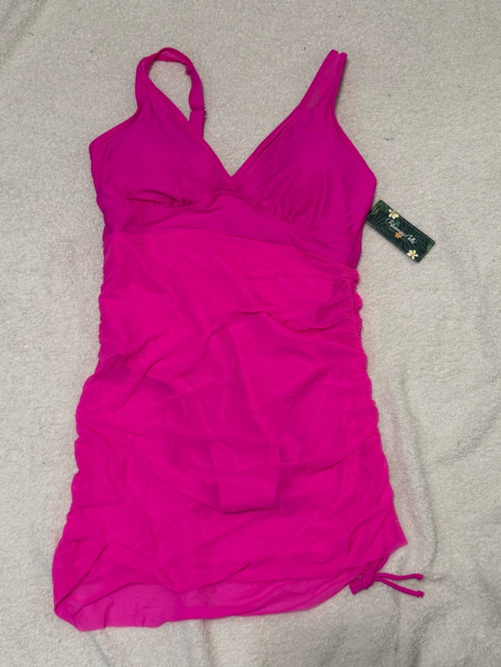 Women’s Fuchsia One-Piece Swim Dress